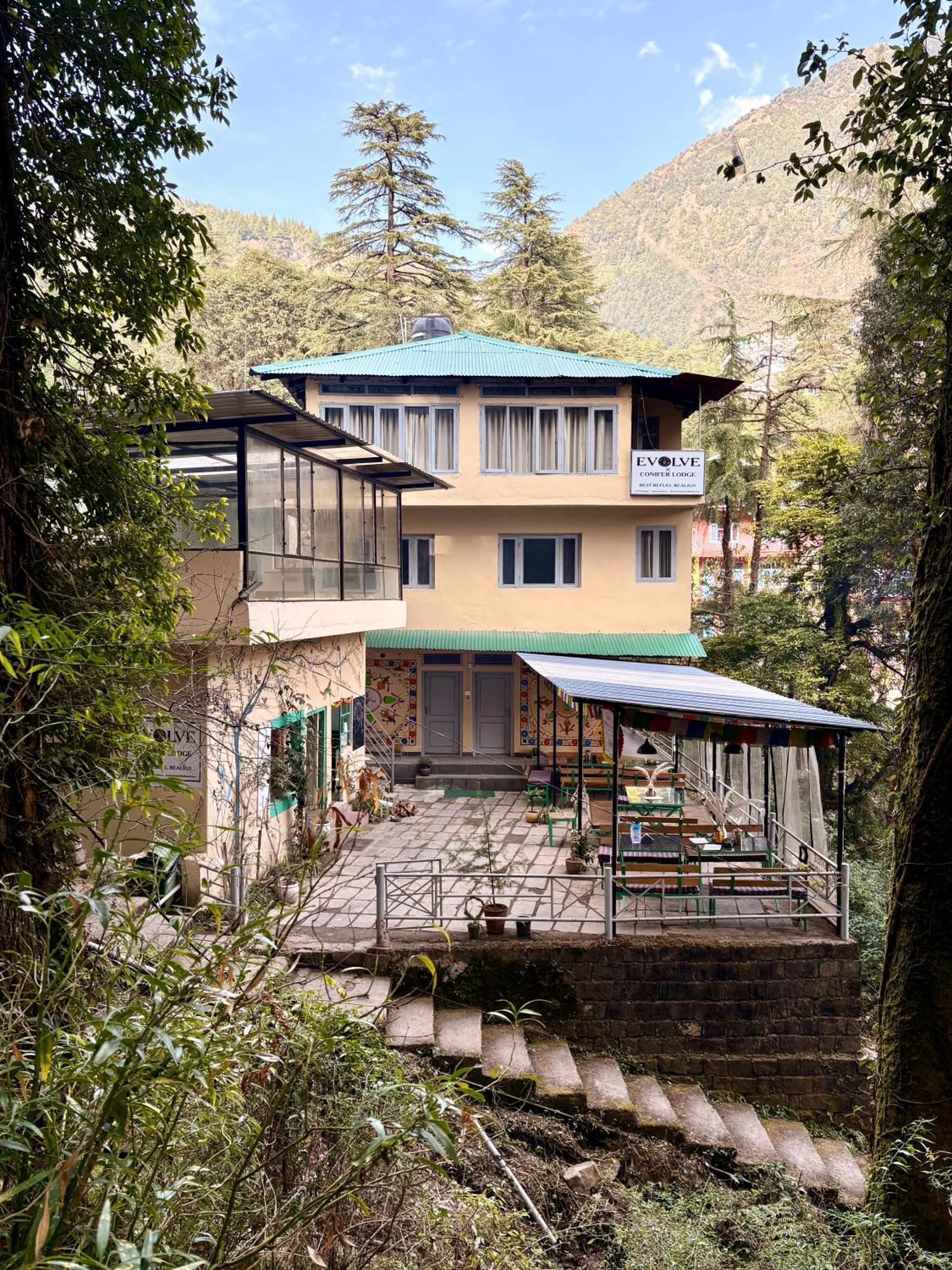 מקלוד גאנג' Eevolve Dharamkot - An Eco Hostel מראה חיצוני תמונה